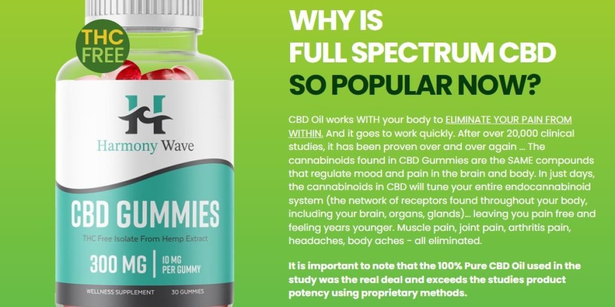Harmony Wave CBD Gummies: 100% Safe Results,