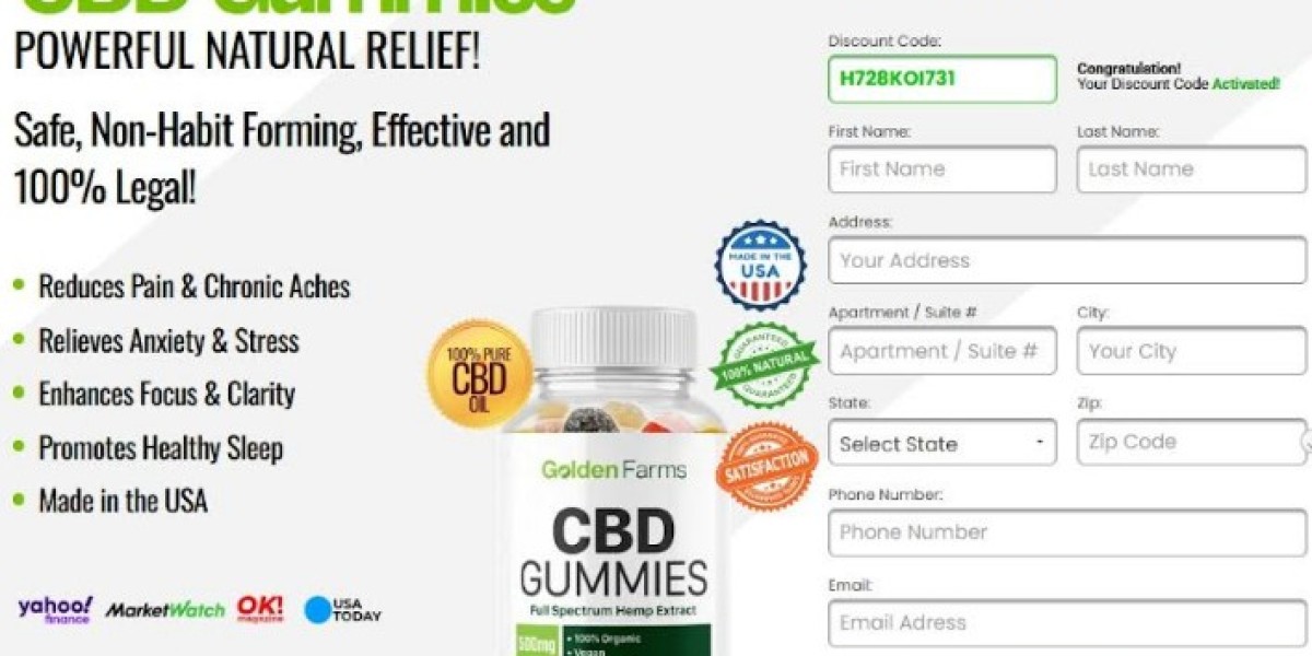 Golden Farms CBD Gummies Results- Reduces Pain,