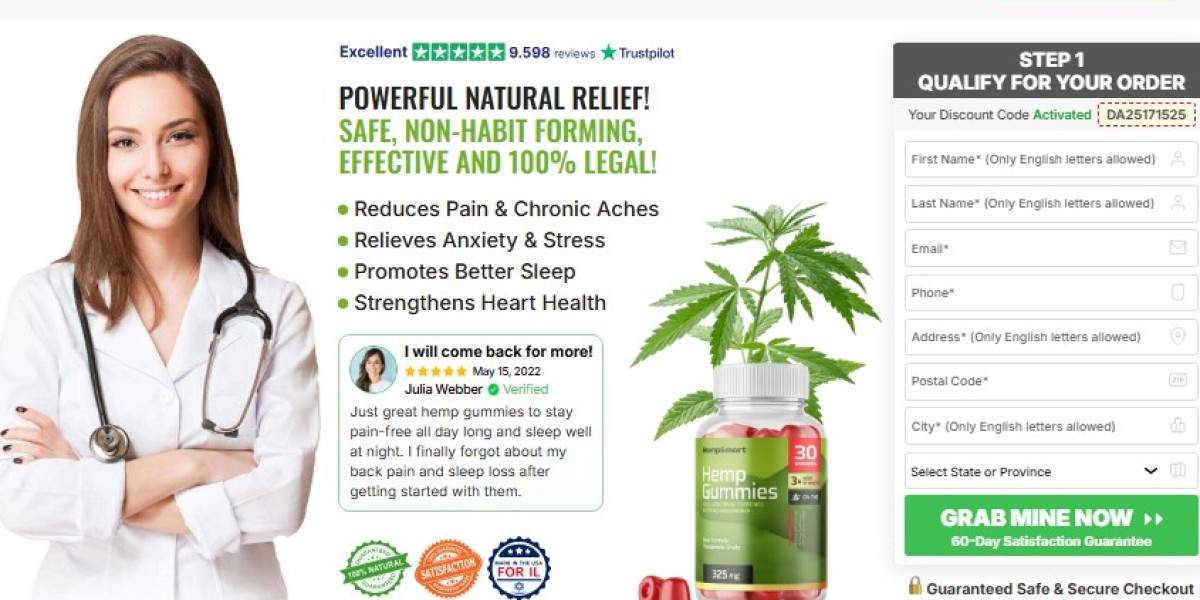HempSmart CBD Gummies מחיר רכיבים מוכחים מדעית,