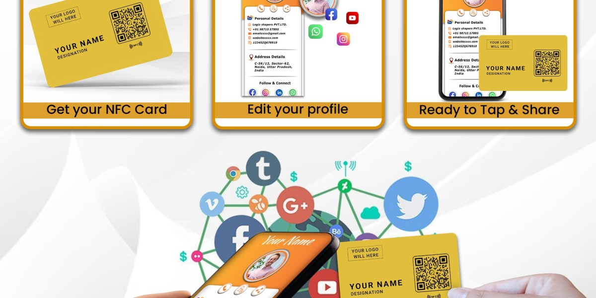 Premium Golden NFC Business Card