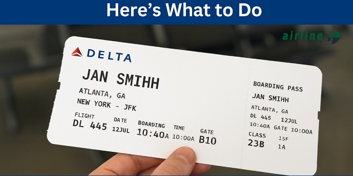 Misspelled Your Name on a Delta Airline Ticket