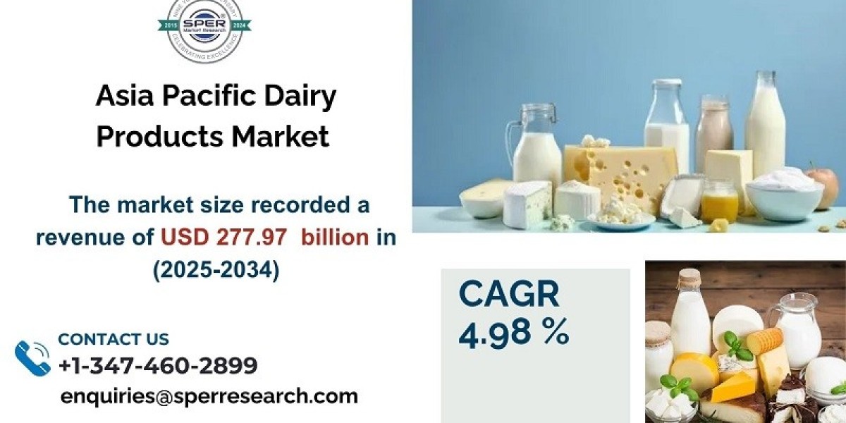Asia Pacific Dairy Products Market Size, 2034