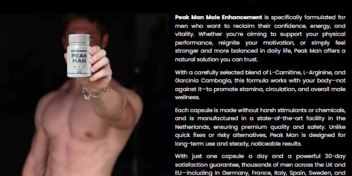How PeakMan Male Enhancement Works