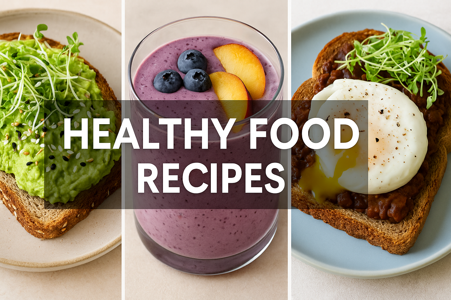 Healthy Food Recipes: 21 Tasty Ideas