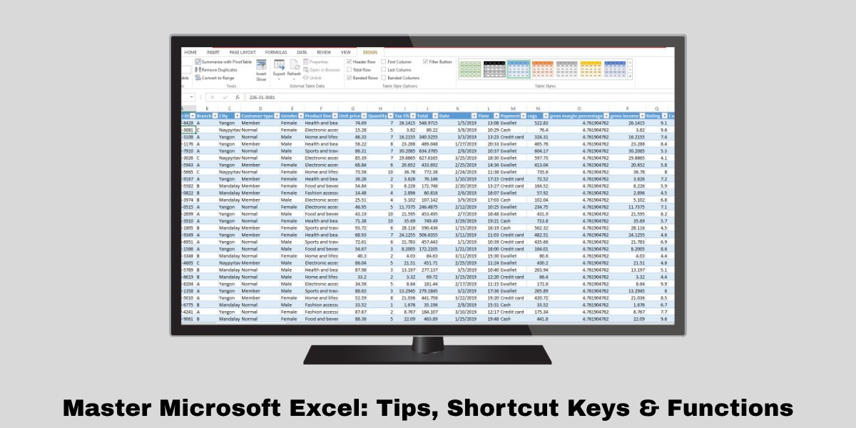 Master Microsoft Excel: Tips, Shortcut Keys
