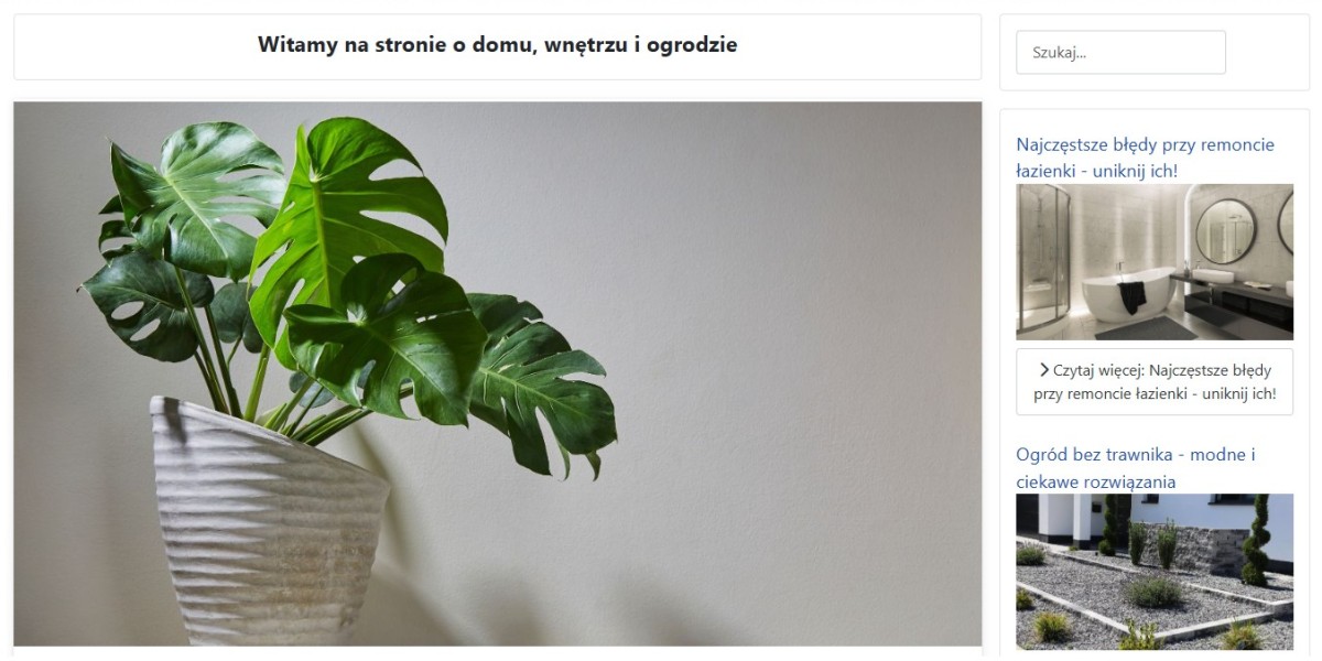 Zielone wnętrza – jak wybrać i pielęgnować rośl