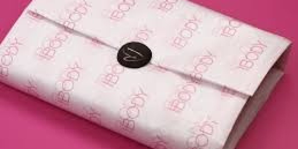 Packaging With Custom-Printed Tissue Paper