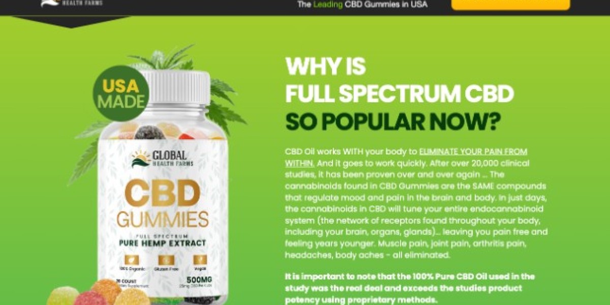 Global Health Farms CBD Gummies? USA Reviews