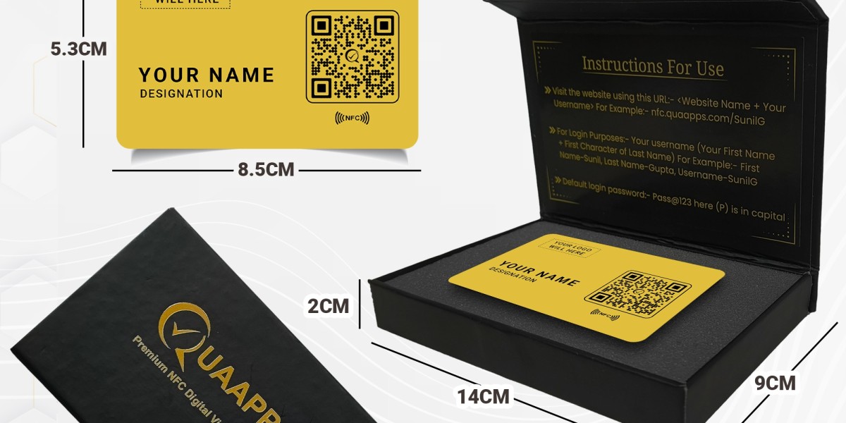 Golden Metal NFC Business Crad