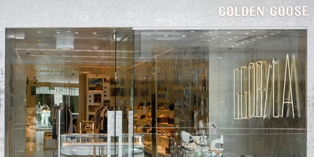 Golden Goose up for the blustery day in a