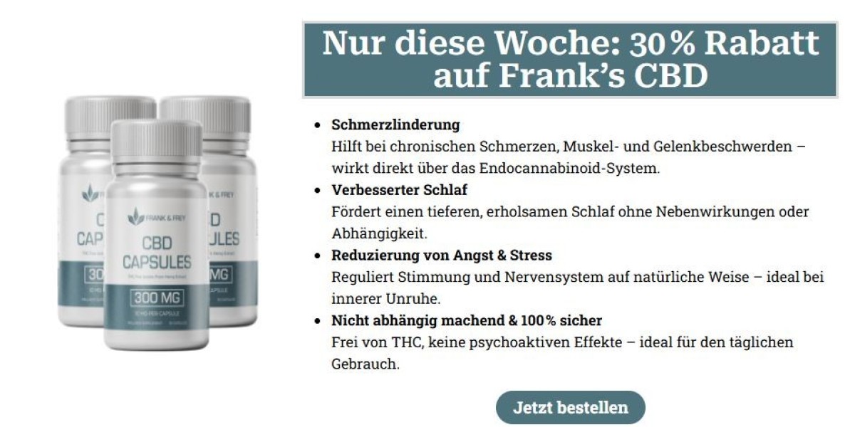 Frank & Frey CBD-Kapseln 300mg: Vorteile und