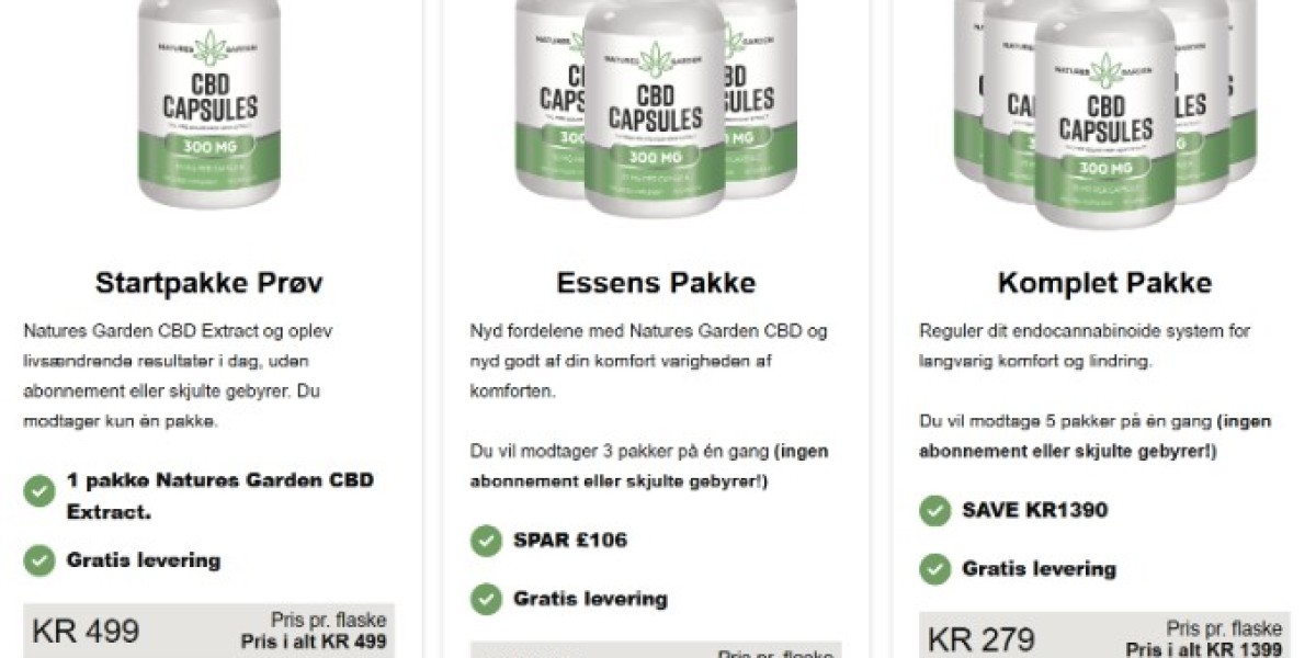 Natures Garden CBD Kapsler DK Anmeldelser