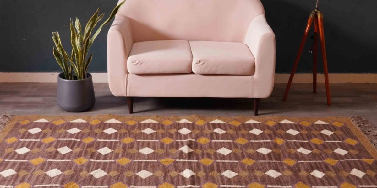 Natural Wool Jute Kilim Rugs | Chouhan Rugs