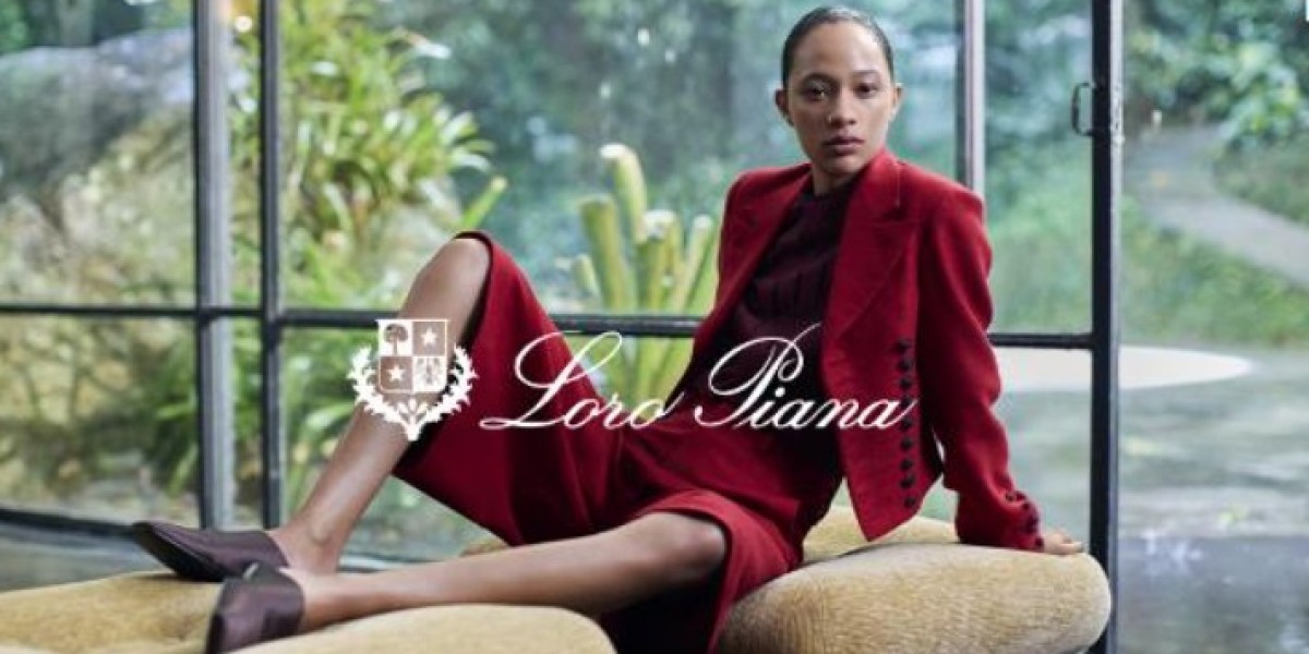 Loro Piana while the woman who wears it is dist