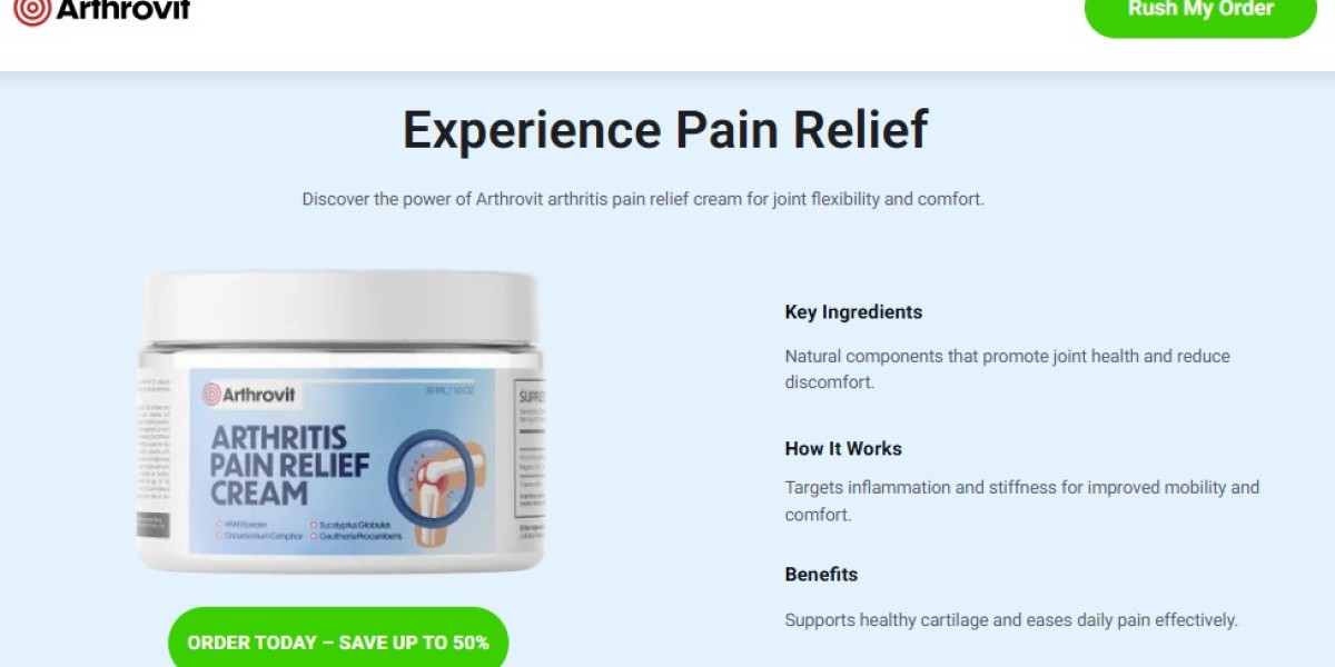 Arthrovit Cream Reviews: All Natural Ingredient