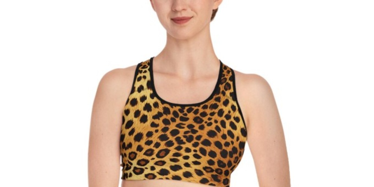 Leopard Print Sports Bra for Lifestyle