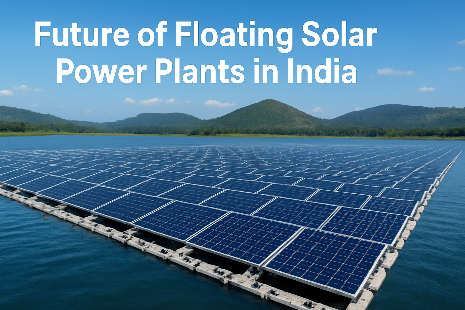 The Future of Floating Solar Power Plants in India