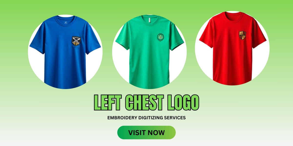 Leading Left Chest Embroidery Service USA