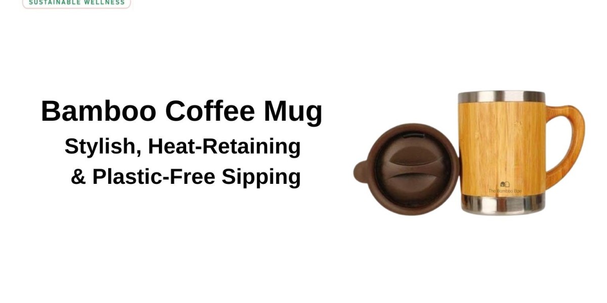 Bamboo Coffee Mug  - Stylish & Heat Retaining