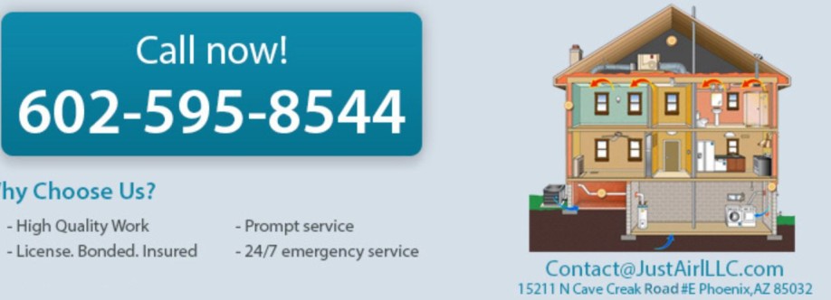 Just Air LLC Heating Service Heating Service Near Me Phoenix AZ Cover Image