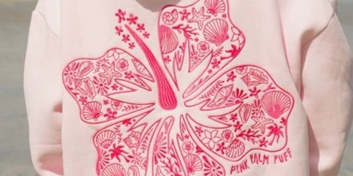 Pink Palm Hoodie | Upto 25% OFF