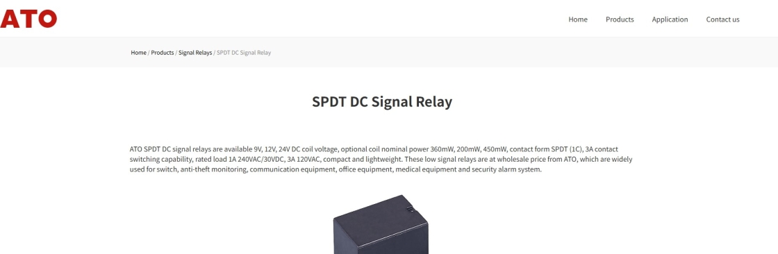 SPDT DC Signal Relay Supplier Cover Image