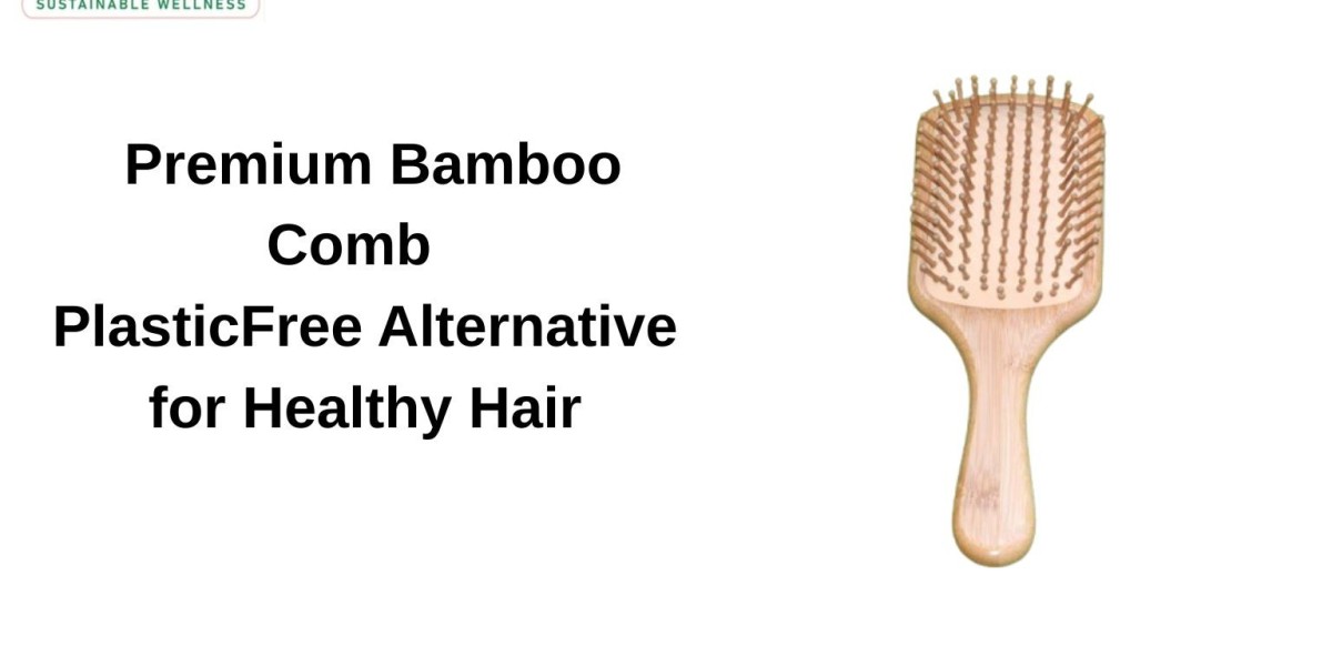 Premium Bamboo Comb -  Plastic-Free Alternative