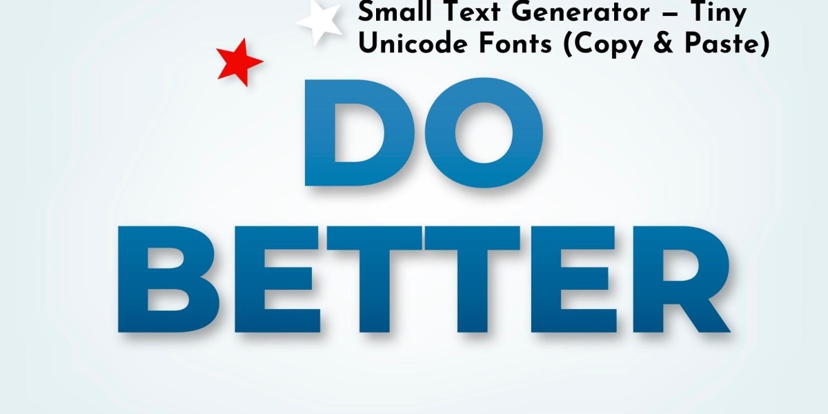 Small Text Generator — Tiny Unicode Fonts