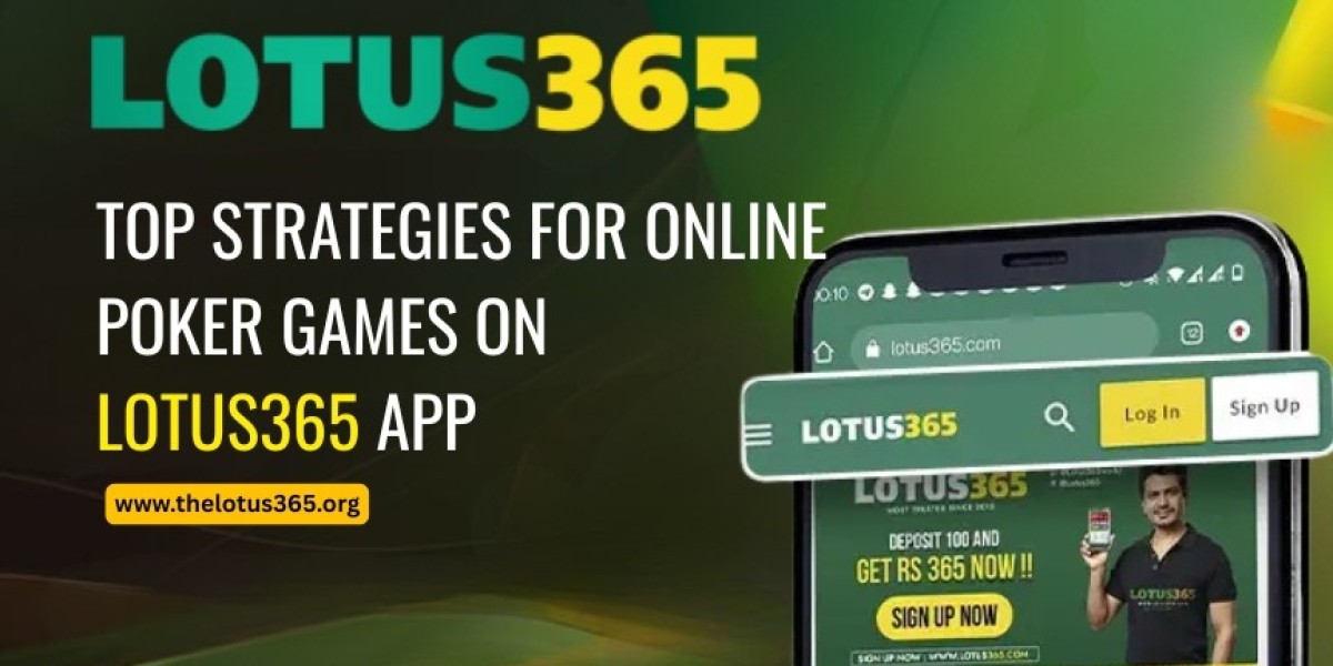Top Strategies for Online Poker Games  Lotus365