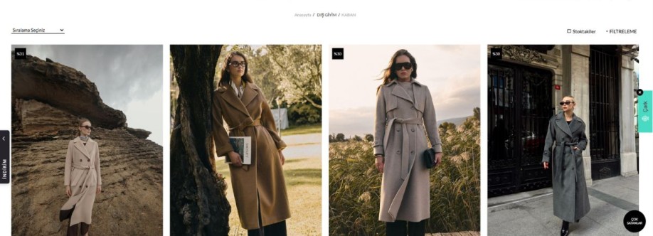 Kadın Uzun Kaban Cover Image