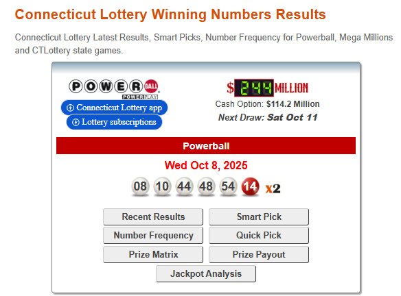 Understanding CT Lottery Winning Numbers: ext_6552896 — LiveJournal