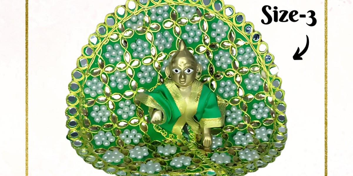 Divine Royalty: Moti Heavy Laddu Gopal Dress by