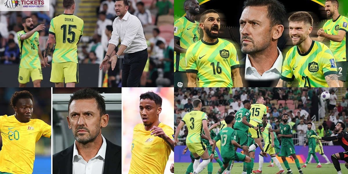 Australia FIFA World Cup Tickets Tony Popovic's