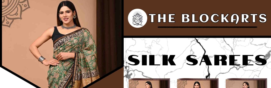 ajrakh print saree Cover Image