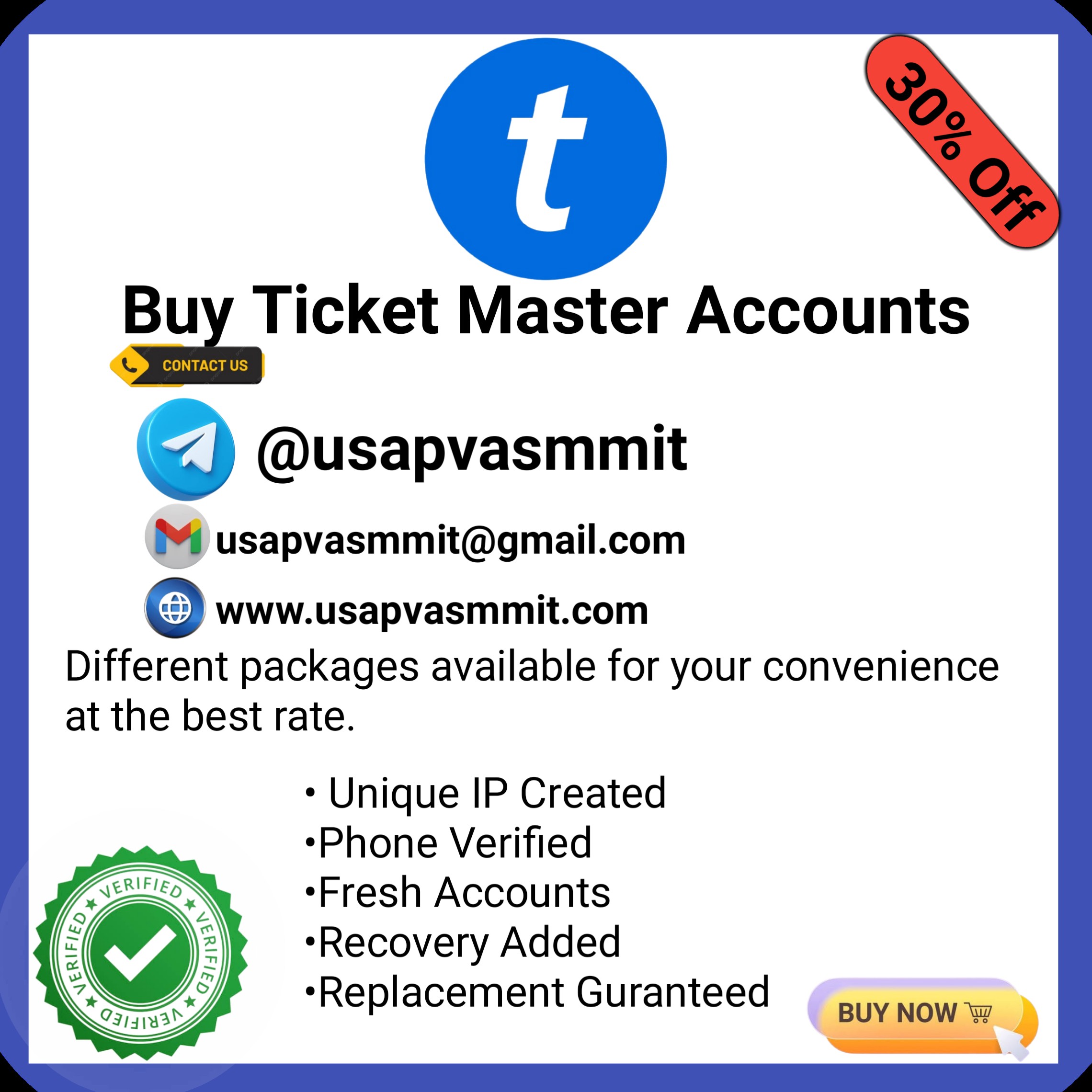 Buy Verified Ticketmaster Accounts Profile Picture