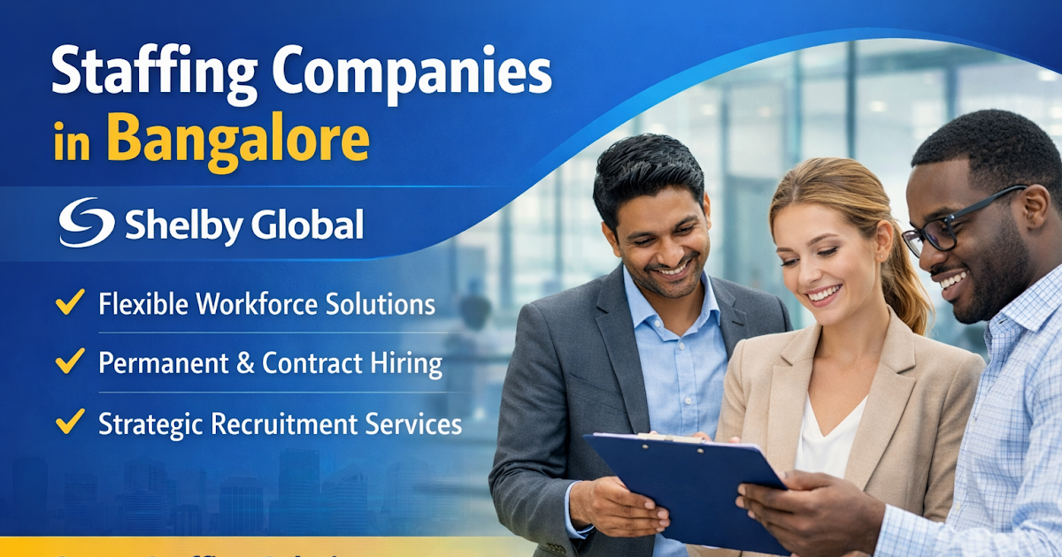 Staffing Companies in Bangalore: How Shelby Global Delivers Smart Workforce Solutions