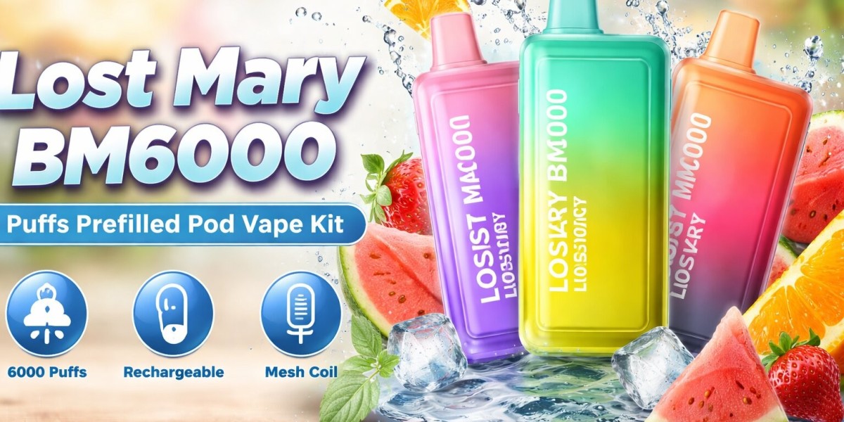 Lost Mary BM6000 Puffs Prefilled Pod Vape Kit w