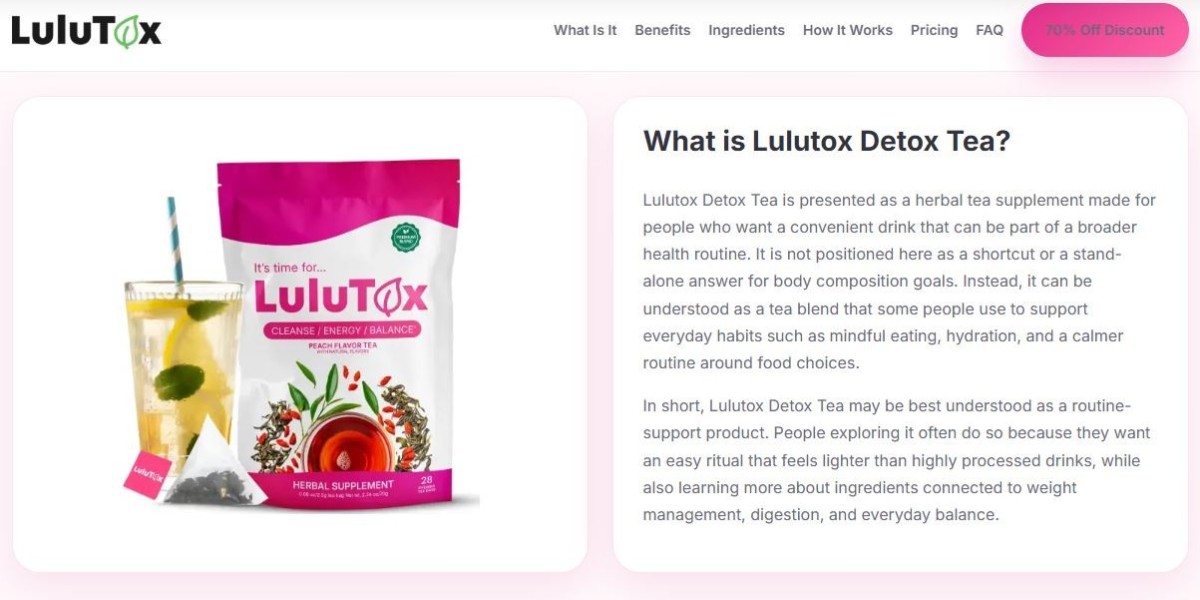 Lulutox Detox Tea – Refreshing Herbal Blend for