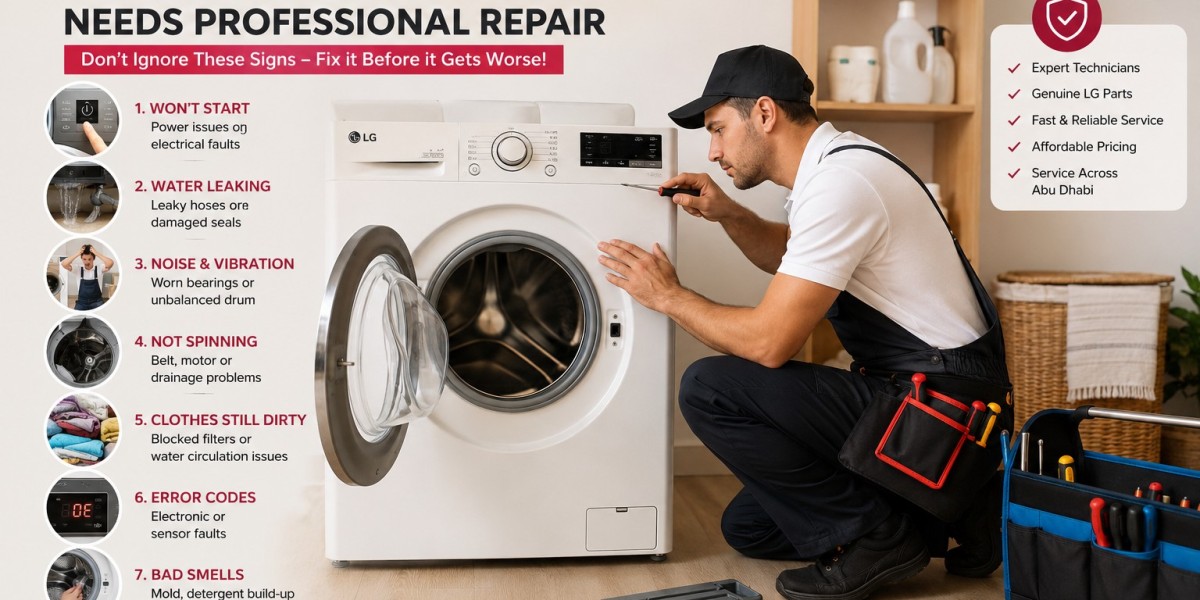 7 LG Washing Machine Repair Signs