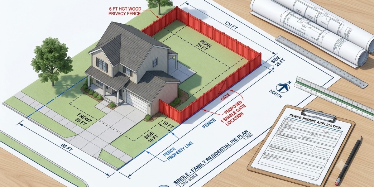 Residential Site Plan Guide for Fence Permit Ap