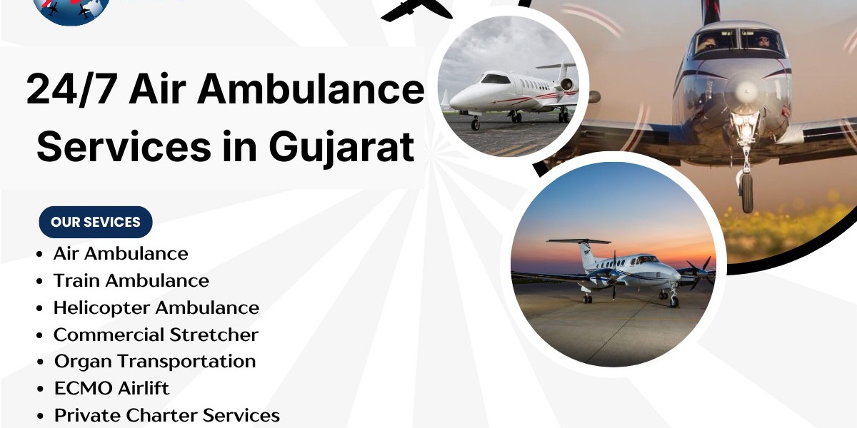 24/7 Air Ambulance Services in Gujarat
