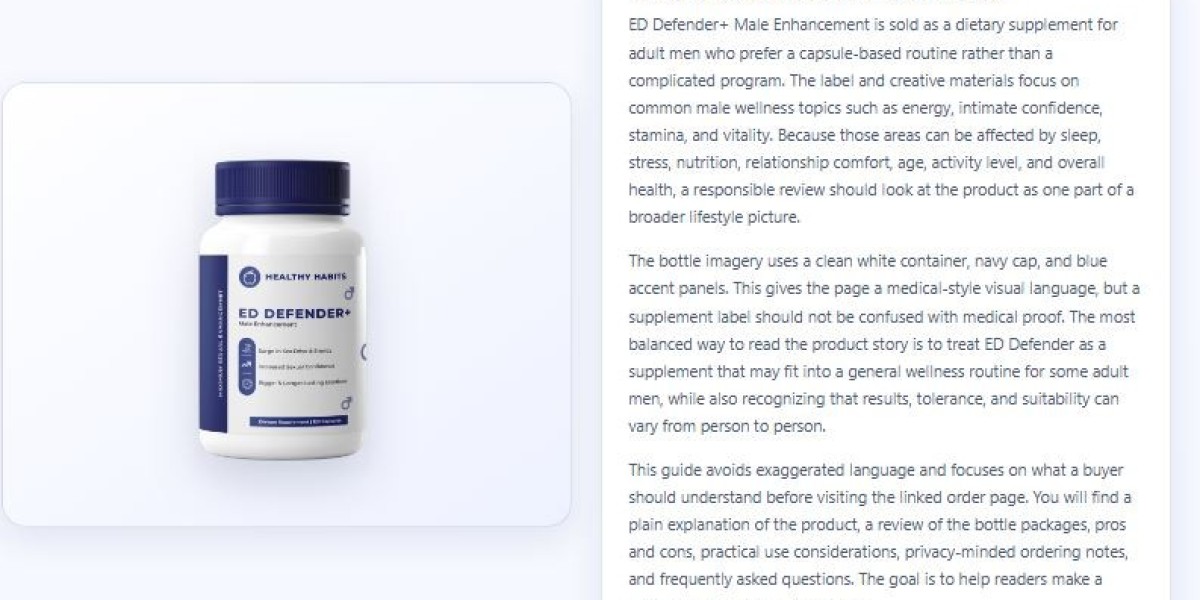 ED Defender+ Capsules – Complete Review, Pros,