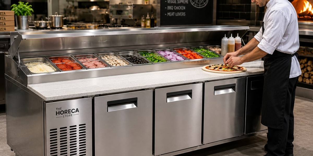 Commercial Refrigerated Pizza Prep Table