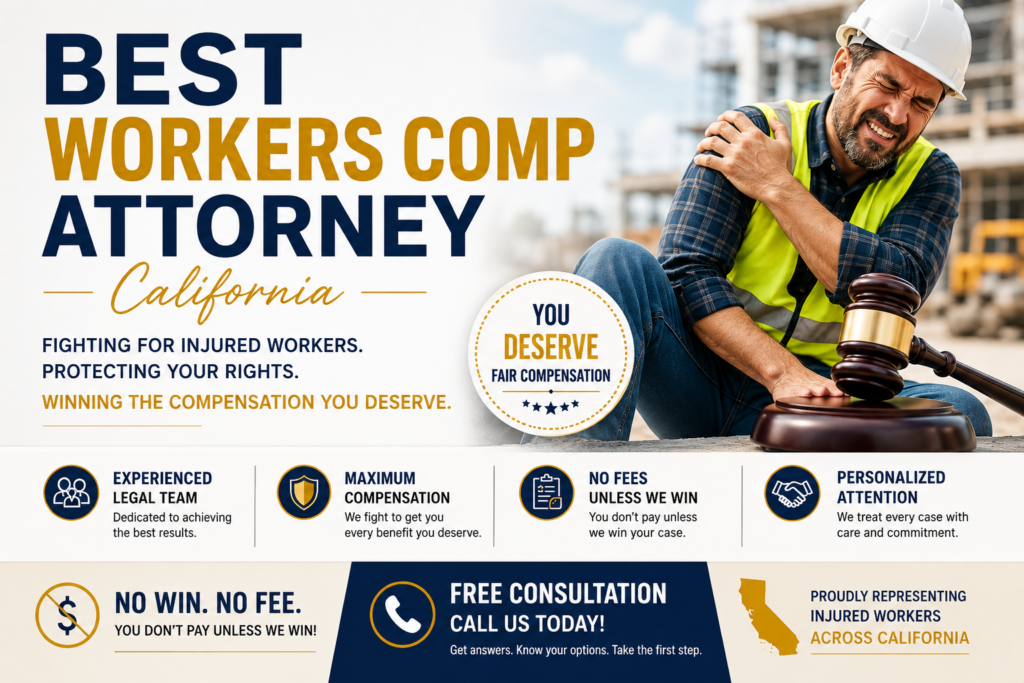 Best Workers' Compensation Lawyer California | No Win No Fee MCX Legal