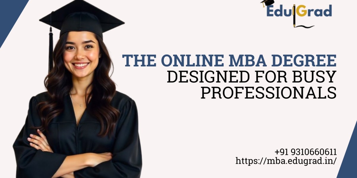 The Online MBA Degree Designed for Busy Profess
