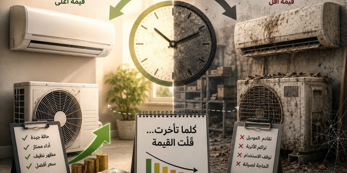هل يؤثر تأخير بيع المكيف المستعمل على قيمته؟