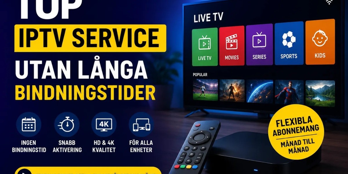 Top IPTV service utan långa bindningstider