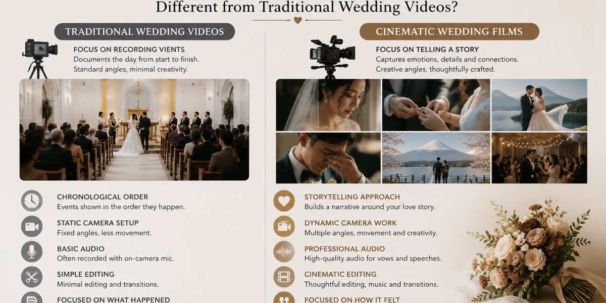 Cinematic Wedding Films vs Traditional Wedding