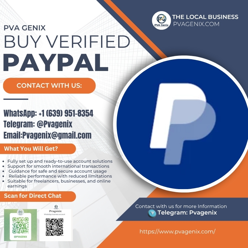 Buy Verified PayPal Accounts Instant Delivery Secure & Ready