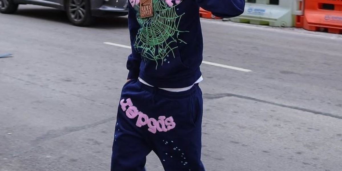 Black Rhinestone Sp5der Hoodie Looks Different